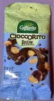 Sokerin määrä sisällä Cioccorito Break Fave tostate ricoperte di cioccolato fondente