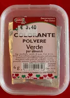 चीनी की मात्रा Colorante polvere verde per alimenti