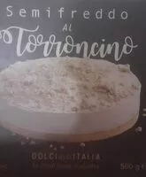 Sokerin määrä sisällä Semifreddo al torroncino