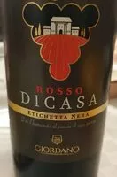 Suhkru kogus sees Vino rosso