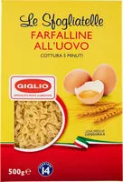 Sokerin määrä sisällä Le sfogliatelle farfalline all'uovo