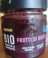 चीनी की मात्रा Mielizia Bio frutti di bosco