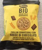 Amount of sugar in Frollini semintegrali con Gocce di Cioccolato