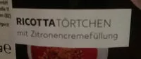 Zuckermenge drin Ricotta Törtchen
