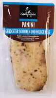 Sokerin määrä sisällä Panini gekochter Schinken und milder Käse