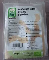 Quantité de sucre dans Pane grattugiato di farro biologico