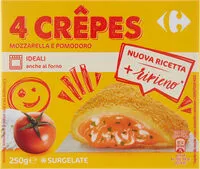 चीनी की मात्रा Crêpes mozzarella e pomodoro surgelate