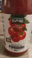 入っている砂糖の量 Passata di pomodoro