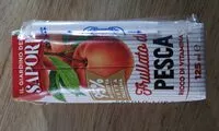 入っている砂糖の量 Frullato di pesca