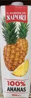 入っている砂糖の量 100% Ananas
