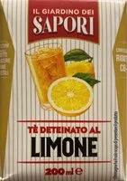 入っている砂糖の量 Tè deteinato al limone