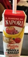 入っている砂糖の量 Frullato gusto Fragola e banana