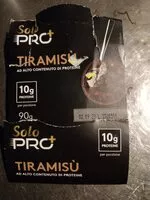 Amount of sugar in Solo Pro Tiramisú