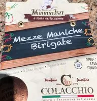 Suhkru kogus sees Mezze Maniche Birigate