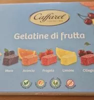 Sokerin määrä sisällä Gelatine di frutta