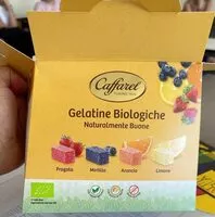 Sokerin määrä sisällä Gelatine biologiche