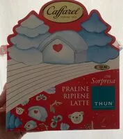 Sokerin määrä sisällä Praline ripiene latte