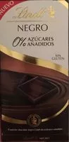 入っている砂糖の量 Chocolate negro 0% azúcares añadidos