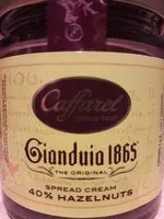 Sokerin määrä sisällä Gianduia 1865
