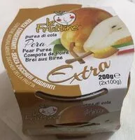 Quantité de sucre dans Le Fruttine purea di Pera