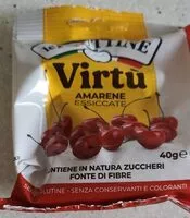 Quantité de sucre dans Virtú amarene essiccate