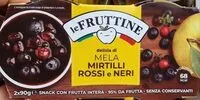 Quantité de sucre dans Delizia di mela mirtilli rossi e neri