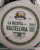 İçindeki şeker miktarı La ricotta della Valtellina