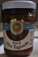 入っている砂糖の量 Paté di olive taggiasche