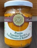 入っている砂糖の量 Pesto pomodori sechhi e aceto balsamico