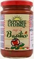 Suhkru kogus sees FATTORIE UMBRE SAUCE AL BASILICO 280G