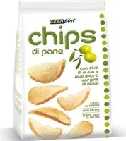 Zuckermenge drin Chips di pane con olio di oliva e olio extravergine di oliva