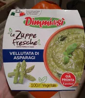 Suhkru kogus sees vellutata di asparagi