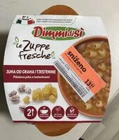 Suhkru kogus sees Juha od graha i tjestenine