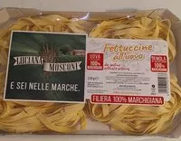 Количество сахара в Fettuccine all'uovo