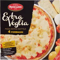 चीनी की मात्रा Extra voglia pizza extra sottile formaggi
