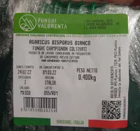 Zuckermenge drin Agaricus bisporus bianco