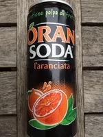 Zucker und Nährstoffe drin Oran soda