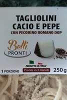 Suhkru kogus sees Tagliolini cacio e pepe