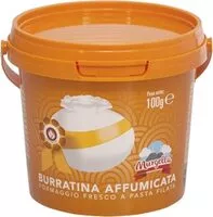 Sokerin määrä sisällä Burratina affumicata