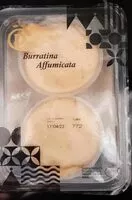 Sokerin määrä sisällä Burratina affumicata