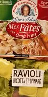 Quantité de sucre dans Ravioli ricotta et épinards