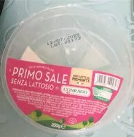 Suhkru kogus sees Il primo sale senza lattosio