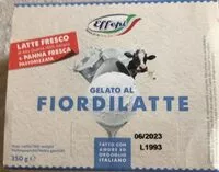 Jumlah gula yang masuk Gelato al FIORDILATTE