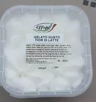 Jumlah gula yang masuk Gelato gusto fior di latte