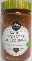 İçindeki şeker miktarı Sauce tomates et légumes