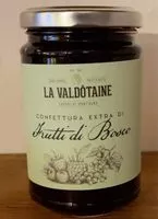 入っている砂糖の量 Confettura Extra di frutti di bosco