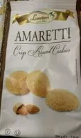 Количество сахара в AMARETTI - crisp almond cookies