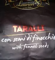Количество сахара в Taralli con semi di finocchio