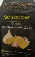 Количество сахара в Scroochi Crackers with Garlic