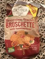 Количество сахара в Bruschette whit tomato and herbs